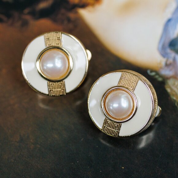 SOLD Givenchy Couture Chunky Clip-on Earrings - Picture 1 of 4